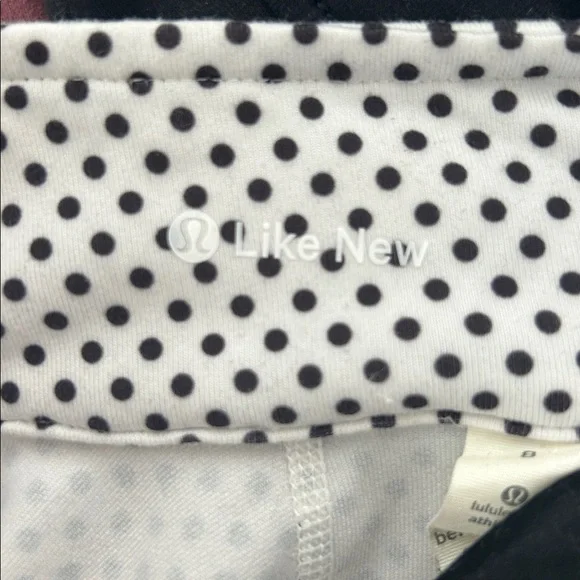 Lululemon Black and white polka dot zip up jacket - Picture 8 of 8